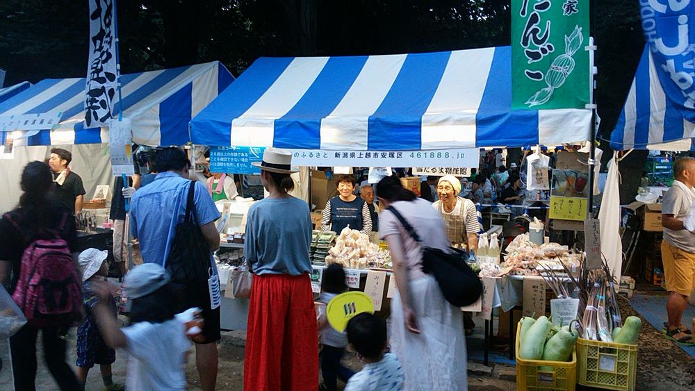 上越市安塚区のテント