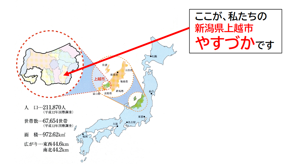 ここが新潟県上越市安塚区