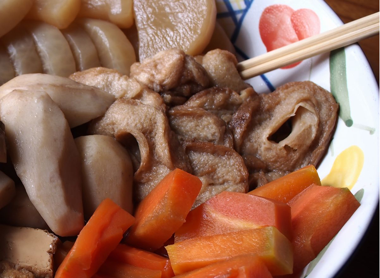 麩と野菜の煮物